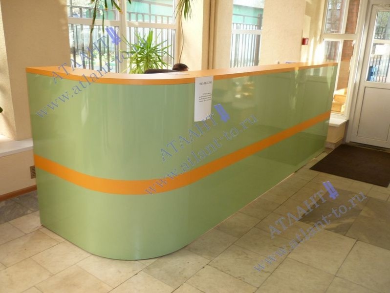 Ресепшен в фитнес-клубе Комета