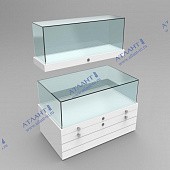 Комплект: навесная витрина и навесной прилавок