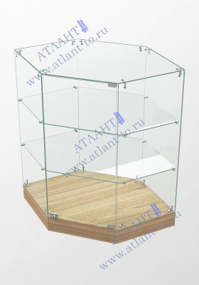 Стеклянный прилавок ПТР1Д