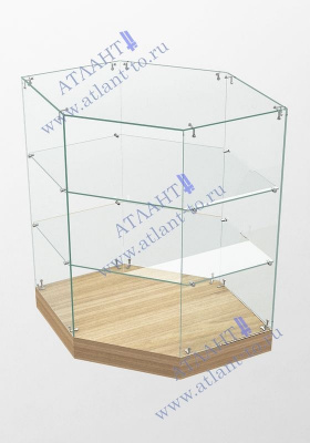 Стеклянный прилавок ПТР1