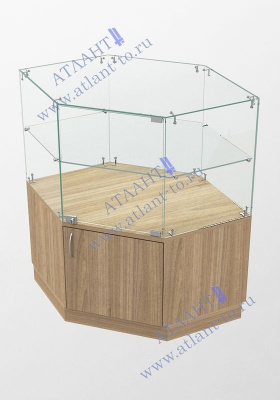 Стеклянный прилавок ПТРТД