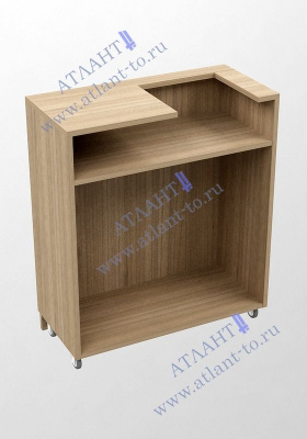 Прилавок кассовый на колесах ПГЛ900К