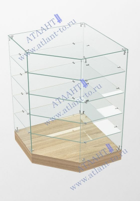 Стеклянный прилавок ПУГ 3
