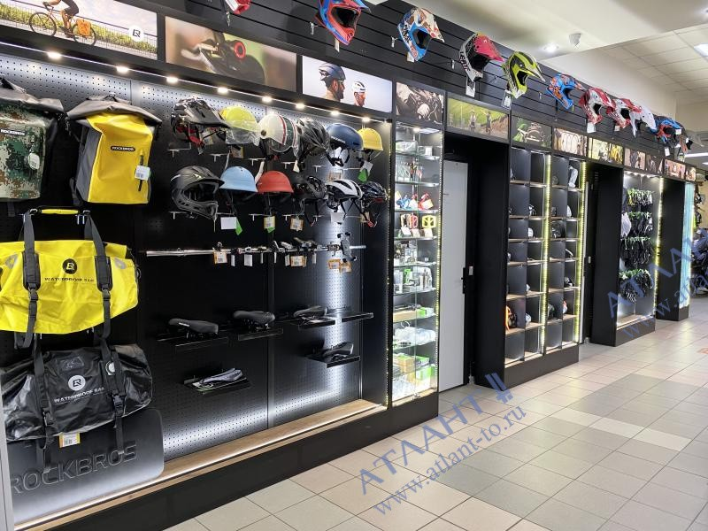 ВИТРИНЫ ДЛЯ ВЕЛО МОТО МАГАЗИНА ВЕЛОСИТИ Огородный пр-д 6